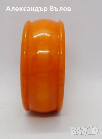 Стар Каталин Бакелит Истински Пръстен Салфетка Изискано Сервиране Маса Хранене, снимка 6 - Антикварни и старинни предмети - 52910762