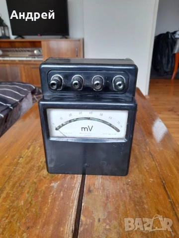Стар Миливолт метър, снимка 2 - Антикварни и старинни предмети - 53950886