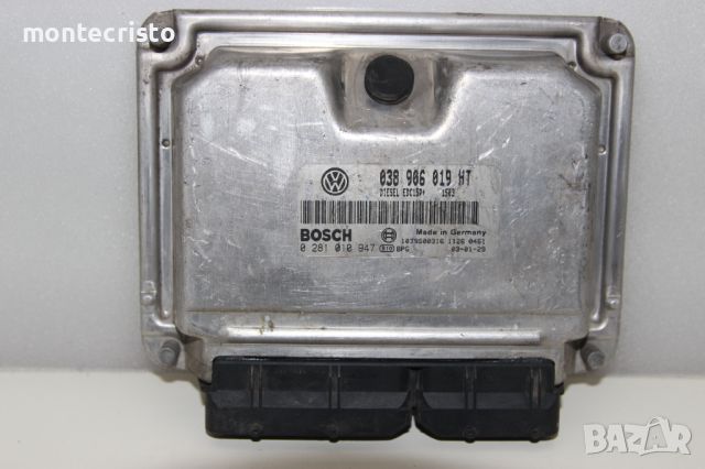 Моторен компютър ECU Seat Ibiza III / 038 906 019 HT / 038906019HT / 0 281 010 947 / 0281010947, снимка 1 - Части - 46344083