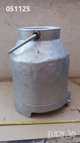 алуминиев гюм за мляко - 35 литра 