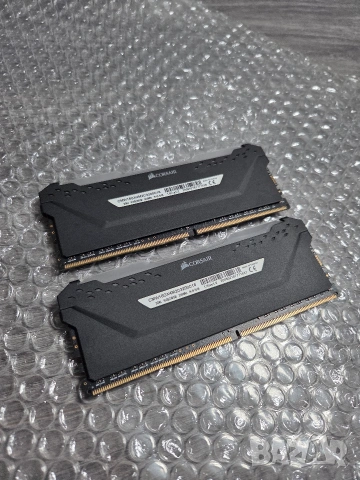 ПРОМО ! 16 GB DDR4 Corsair Vengeance PRO RGB 3200 MHz рам памет !, снимка 3 - RAM памет - 53636764