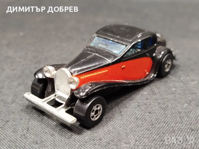 СТАРА РЕТРО МЕТАЛНА КОЛИЧКА HOT WHEELS '37 BUGATTI HONG KONG, снимка 1 - Колекции - 48893125