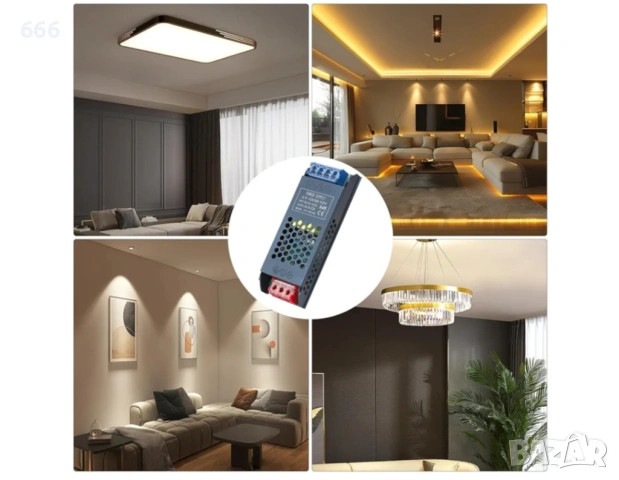 LED трансформатор 12 V 100 W захранване за драйвери, захранващ трансформатор 230 V към 12 V, снимка 7 - Друга електроника - 54000145