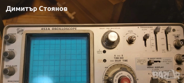 Продавам осцилоскоп Tektronix 453 А, снимка 2 - Друга електроника - 53712344