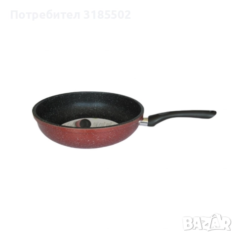 Тиган Rosberg, Дълбок, Мраморно покр., Индукция, Бордо меланж, снимка 3 - Съдове за готвене - 51457495