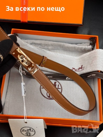Hermes Колан Със Сертификат И Торбичка Хермес Код SK355, снимка 9 - Колани - 52668009
