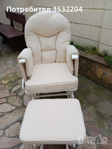 Люлеещ стол с табуретка, снимка 8 - Столове - 53691170