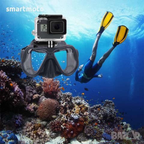 Подводна силиконова маска за гмуркане съвместими с GoPro Hero и други, снимка 5 - Калъфи, кейсове - 46135361