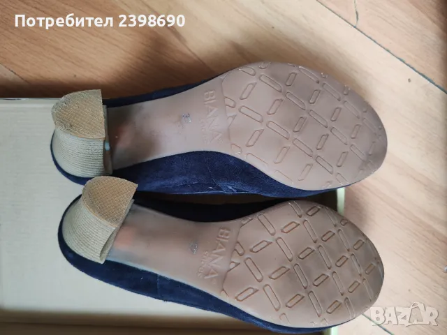 Дамски обувки от естествен велур, снимка 5 - Дамски обувки на ток - 49632344