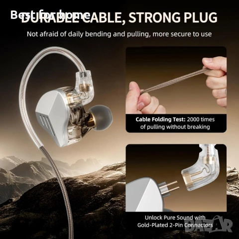 A20PRO мониторни слушалки за в ушите, IEM слушалки с хибридни драйвери , снимка 6 - Слушалки и портативни колонки - 53838310