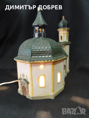 СТАРА РЕТРО ЕЛЕКТРИЧЕСКА НАСТОЛНА ЛАМПА ЦЪРКВА WURM GERMANY, снимка 8 - Декорация за дома - 52223798