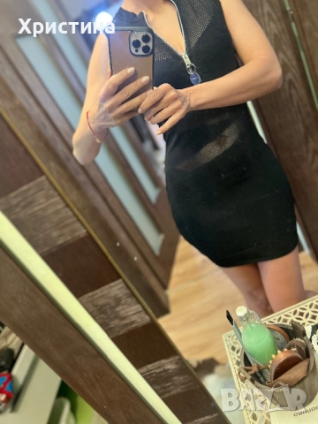 Дамска рокля от машинно плетиво Diesel , снимка 2 - Рокли - 51866591