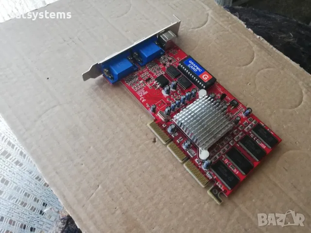 Видео карта ATi Radeon RV100 DDR/Radeon VE 64MB 2x VGA TV-Out 64MB AGP, снимка 4 - Видеокарти - 47128807