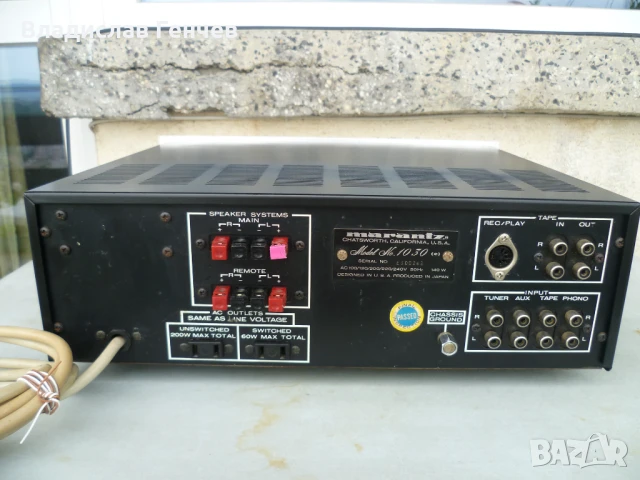 Усилвател MARANTZ 1030, снимка 4 - Ресийвъри, усилватели, смесителни пултове - 51251972