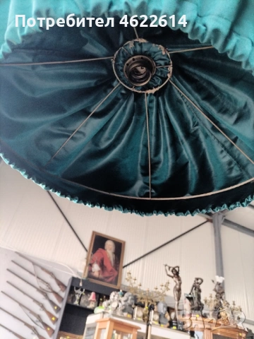 МНОГО СТАРА БРОНЗОВА ЛАМПА 19 ВЕК , снимка 2 - Антикварни и старинни предмети - 53629328