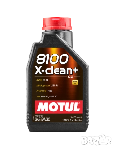 Моторно Масло MOTUL 8100 X-Clean+ 5W-30 1л.