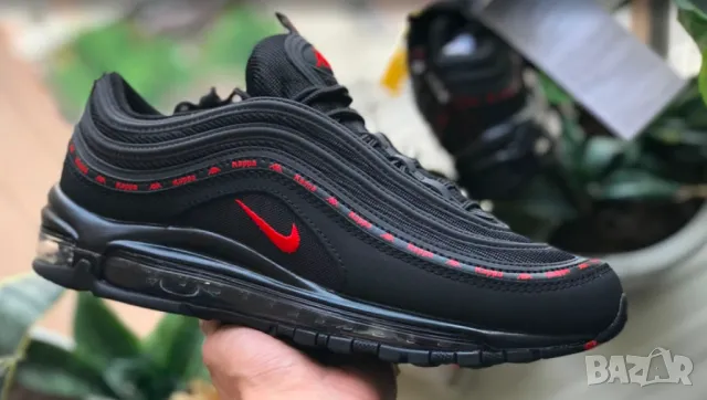 Маратонки Kappa x Nike Air Max 97 OG Black Red AJ1986-004, снимка 1 - Маратонки - 48018575