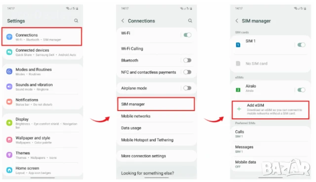 eSIM A1 Йеттел Виваком data 15,30,50  MAX GIGA ULTRA HIT sim card сим карта iPhone pro apple, снимка 6 - Друга електроника - 43130629