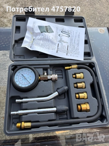Сет за измерване на компресия, снимка 4 - Куфари с инструменти - 53839193