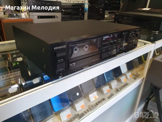 Касетен дек Kenwood -880 D В отлично техническо и визуално състояние., снимка 9 - Декове - 49313103