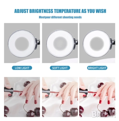 Козметична Лампа лупа и Пароозонатор с топла и студена пара 3 в 1, снимка 4 - Козметични уреди - 52034315