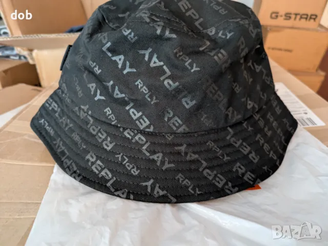 Нова шапка Replay bucket hat оригинал, снимка 3 - Шапки - 48999256