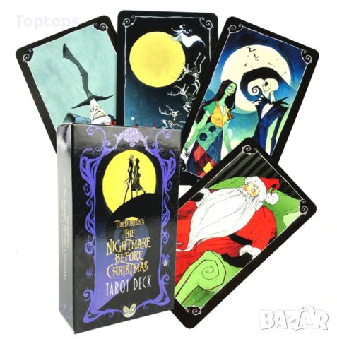 Таро: Boo Tarot & The Nightmare Before Christmas & Shadowland Tarot, снимка 12 - Карти за игра - 45388993