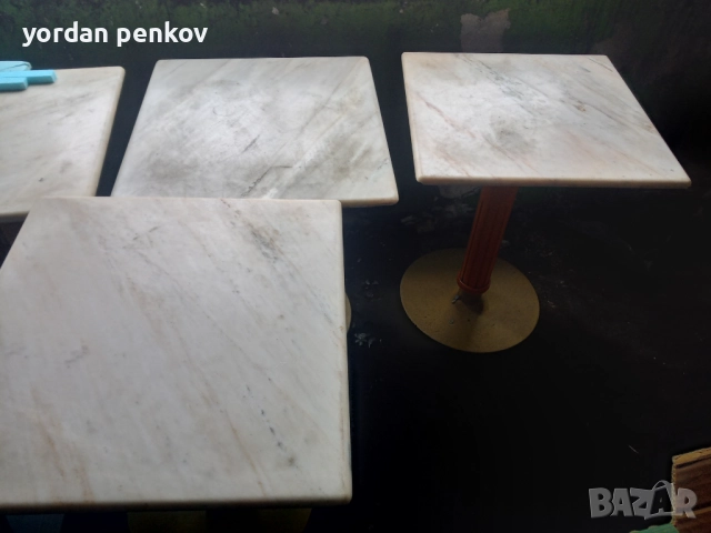 Мраморна маса, снимка 2 - Маси - 52492760