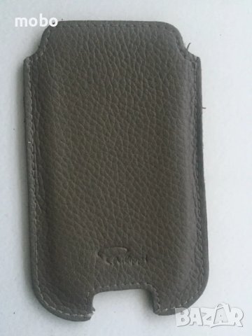 Калъф за телефони Нокиа и др.,марка Shilippi ,сиво-зелен, естествена кожа  , снимка 1