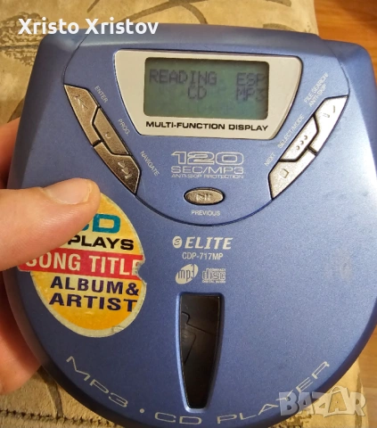Дискмен Елит TOP, снимка 2 - MP3 и MP4 плеъри - 53495321