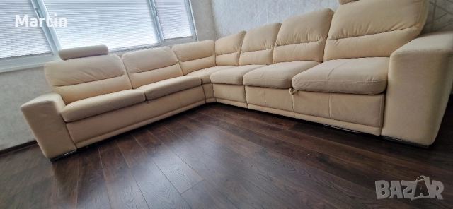 Ъглов диван със спален механизъм., снимка 6 - Дивани и мека мебел - 52422183