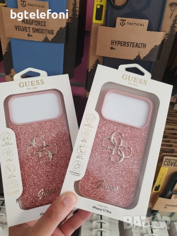 iPhone 17 Pro , iPhone 17 Pro Max GUESS лукс гърбове, снимка 4 - Калъфи, кейсове - 51695034