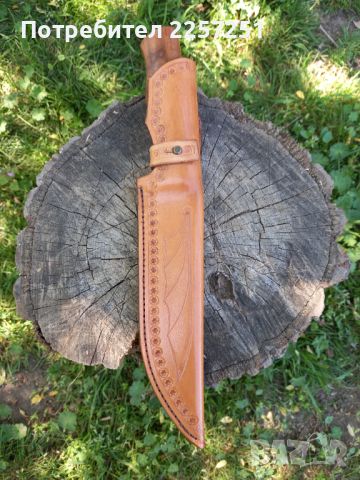 Продавам нож изработен от лагерна черупка , снимка 1 - Ножове - 45265431