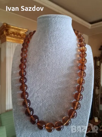 Кехлибарена огърлица ✨️ПЕРЛИ✨️, снимка 6 - Колиета, медальони, синджири - 50188855