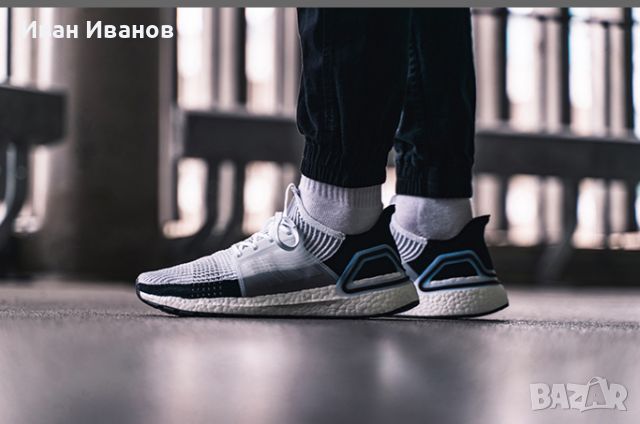 оригинални маратонки ADIDAS ULTRABOOST 19 "PANDA"  номер 44-44,5, снимка 7 - Маратонки - 46351386