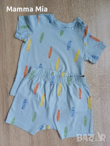 Лот летни пижамки 0,3,6,9,18м HM Bebetto, снимка 2 - Бебешки пижами - 51056699
