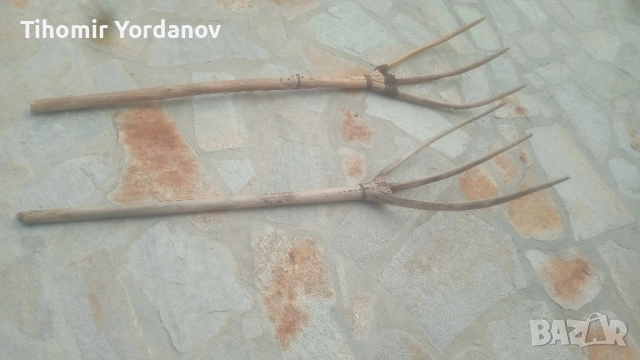 Дървени вили за сено., снимка 4 - Антикварни и старинни предмети - 51717871