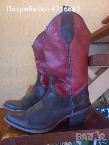 Ботуши естествена кожа , снимка 2 - Дамски ботуши - 53380486