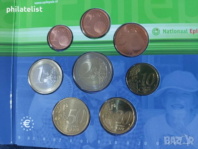 Нидерландия 2003 - Комплектен банков евро сет от 1 цент до 2 евро, снимка 3 - Нумизматика и бонистика - 45607350
