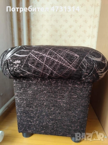 Табуретки тапицирани, 40/40/40 см. 4 бр., снимка 2 - Столове - 53616018