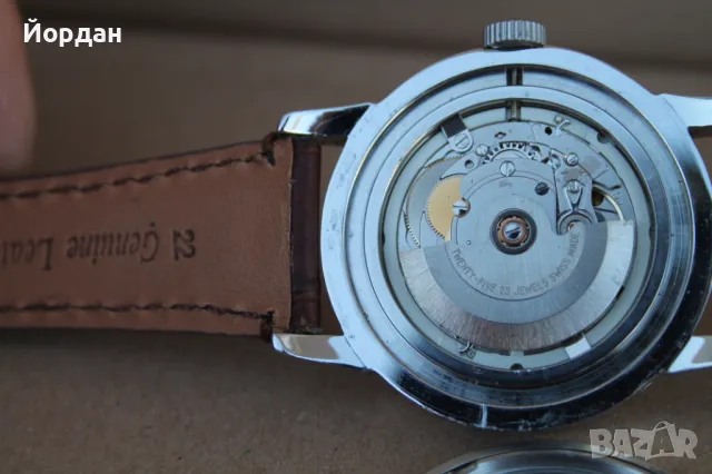 Швейцарски мъжки автоматичен часовник ''Almanus'' /25 камъка/, снимка 11 - Мъжки - 50024404