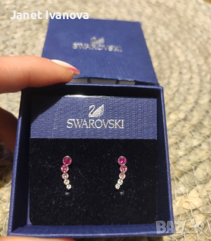 Обеци Swarovski 