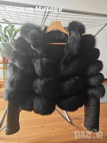 Дамско яке естествена кожа , снимка 5 - Якета - 53400355