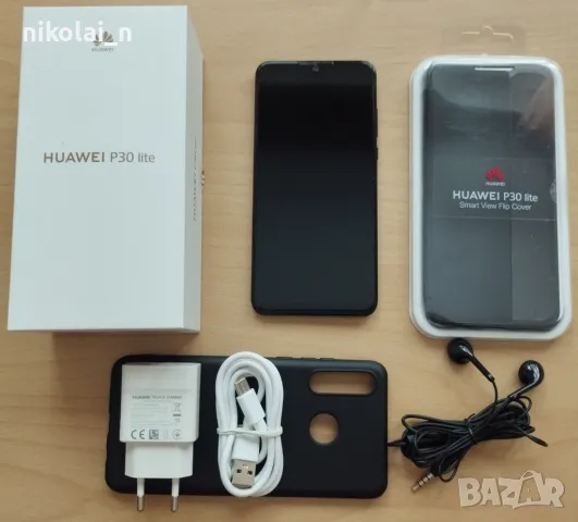 Huawei P30 lite с аксесоари, снимка 1 - Huawei - 46991093