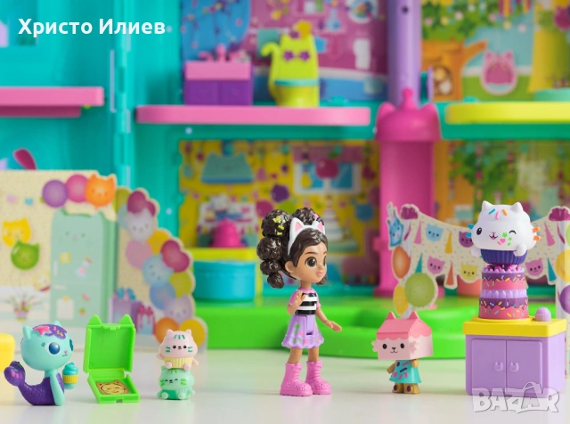 Игрален комплект Gabby's Dollhouse - Рожденият ден на Cakey, снимка 5 - Фигурки - 54261527