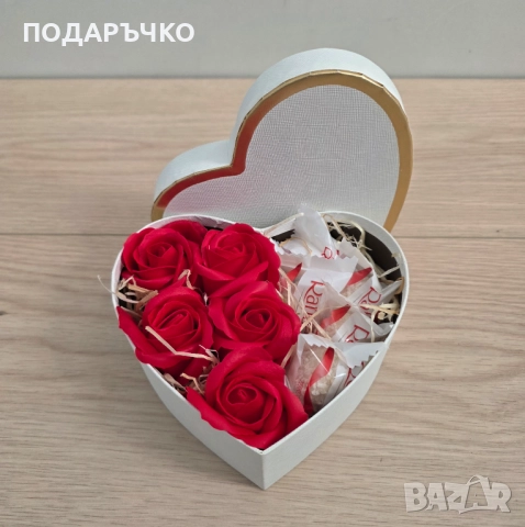 Луксозна кутия със сапунени рози, снимка 11 - Други - 52925566