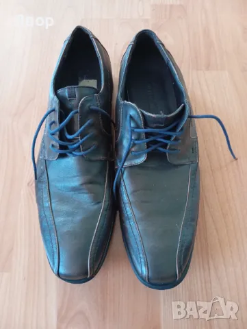 Оригинални мъжки обувки 46 номер с ток естествена кожа