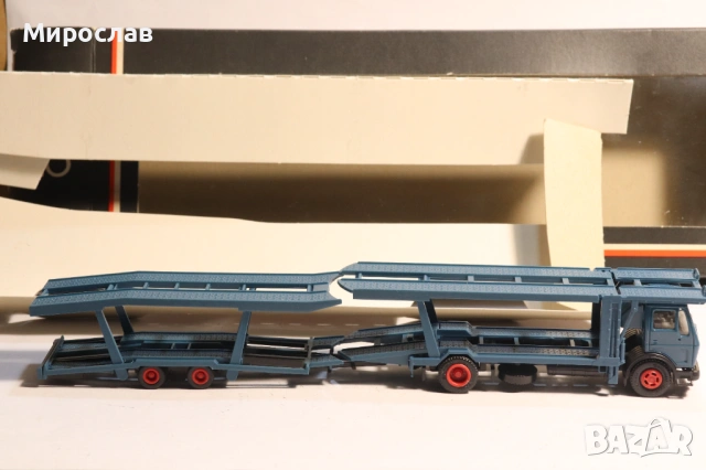 HERPA H0 1/87 MERCEDES BENZ АВТОВОЗ КАМИОН МОДЕЛ КОЛИЧКА, снимка 6 - Колекции - 53665034