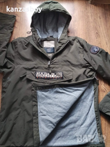 napapijri rainforest pocket 2 half-zip winter jacket - страхотно мъжко яке КАТО НОВО ХЛ, снимка 3 - Якета - 53622780