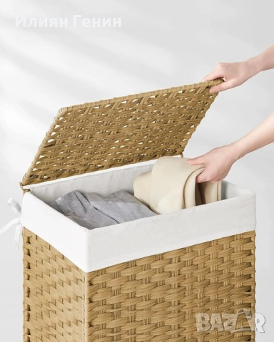 Кош за съхранение SONGMICS, 90 литра, снимка 4 - Кутии за съхранение - 52184285